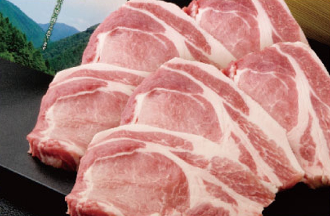 飛騨なっとく豚(岐阜県)のロース肉